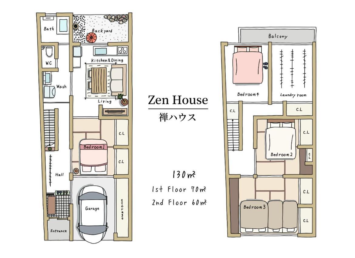 Вілла Zen House Такаяма Екстер'єр фото